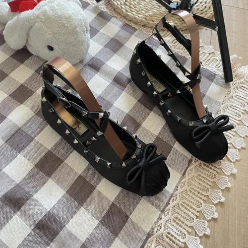 Valentino Satin Ballet Flats