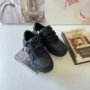 Valentino One Stud Leather Studded Sneakers