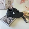 Valentino One Stud Leather Studded Sneakers