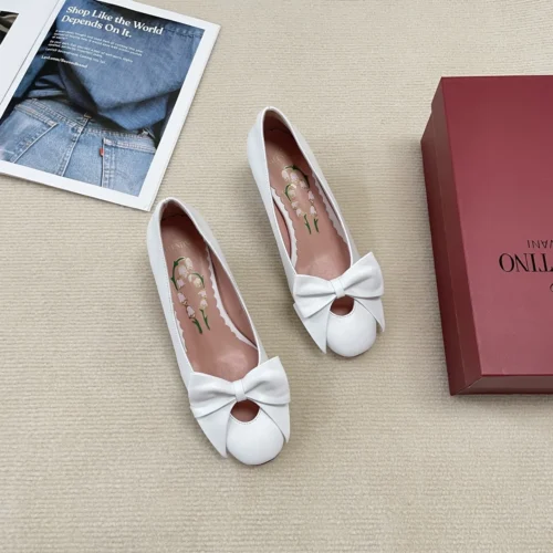 Valentino Bow-Detail Mary Jane Pumps
