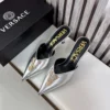 Versace Pointed-Toe Buckle Slides