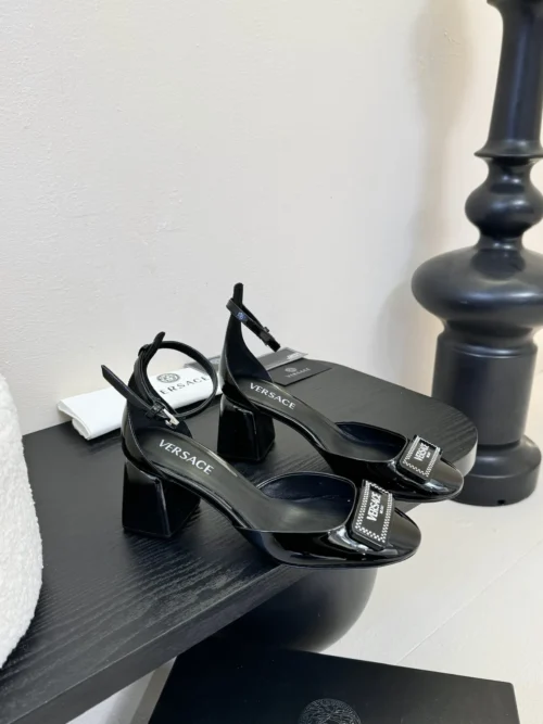 Versace Bow-Detail Mary Jane Pumps