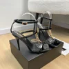 Versace Patent Leather Heeled Sandals