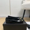 Versace Patent Leather Bow-Detail Flats