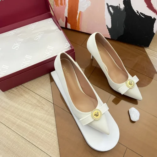 Versace Patent Leather Pointed-Toe Pumps