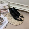 Versace Crystal-Embellished Flats