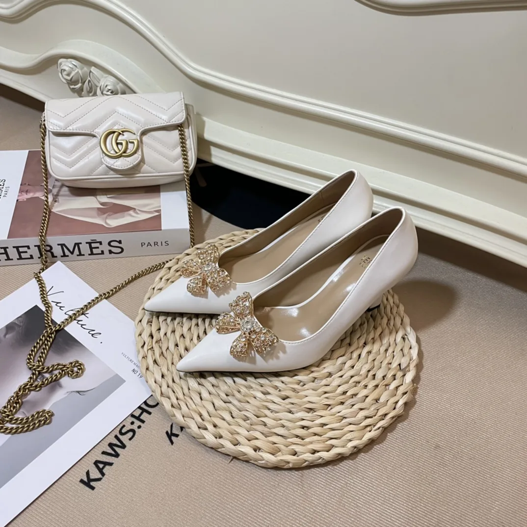 Versace Crystal-Embellished Flats