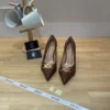 Versace Lambskin Flats