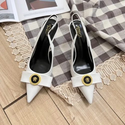 Versace Bow-Detail Heeled Sandals