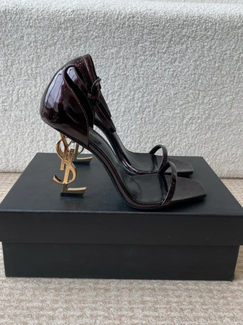 Saint Laurent Patent Leather Sandals