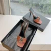 Saint Laurent Pointed-Toe Wedge Heeled Sandals