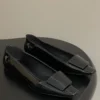 Saint Laurent Patent Leather Square-Toe Ballet Flats