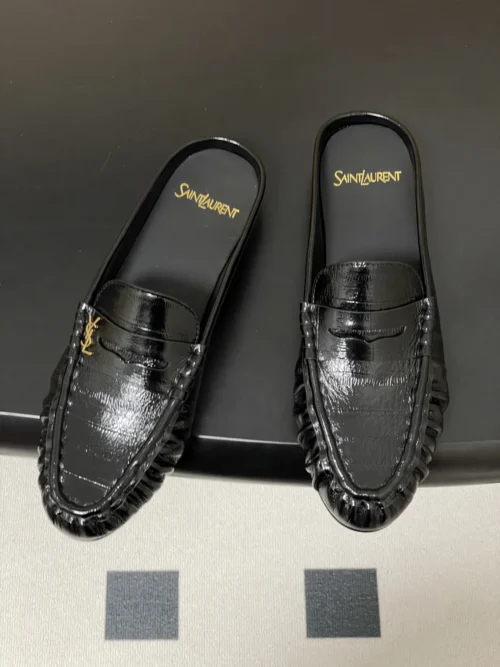 Saint Laurent Suede Mules
