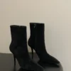 Saint Laurent Pointed-Toe Ankle Boots