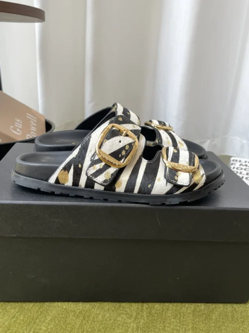 Saint Laurent Strappy Slides