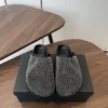 Saint Laurent Crystal-Embellished Mules