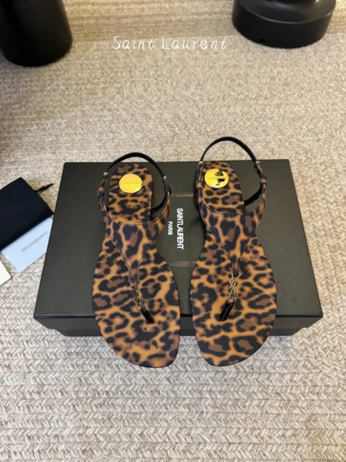 Saint Laurent Lambskin Sandals