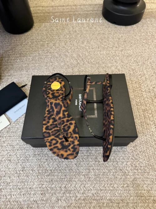 Saint Laurent Lambskin Sandals