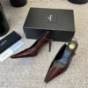 Saint Laurent Pointed-Toe Slingback Pumps