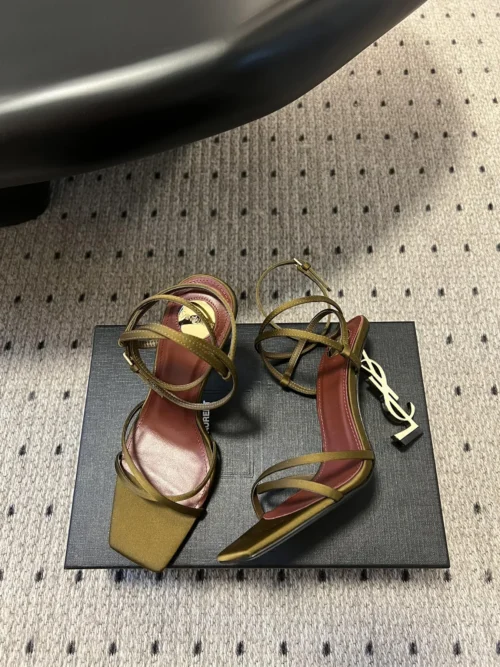 Saint Laurent Strappy Heeled Sandals