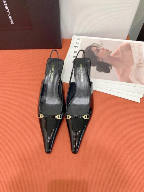Saint Laurent Pointed-Toe Sandals