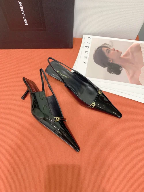 Saint Laurent Pointed-Toe Sandals