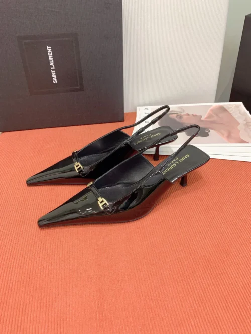 Saint Laurent Pointed-Toe Sandals