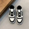 Saint Laurent Leather Lace-Up High-Top Sneakers