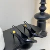 Saint Laurent Pointed-Toe Slingback Pumps