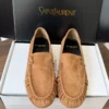 Saint Laurent Leather Loafers