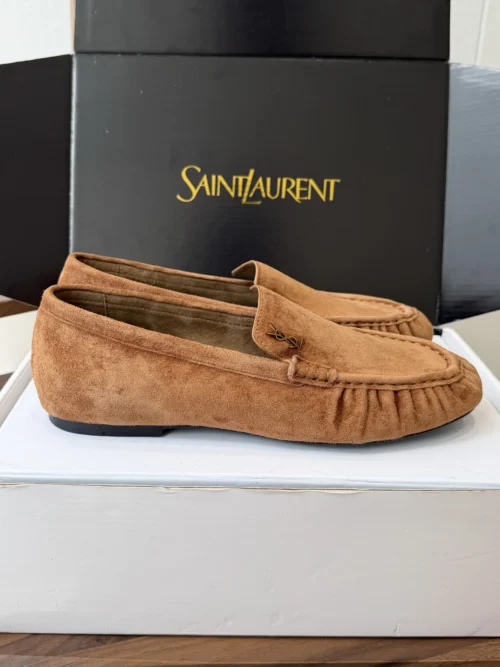 Saint Laurent Leather Loafers
