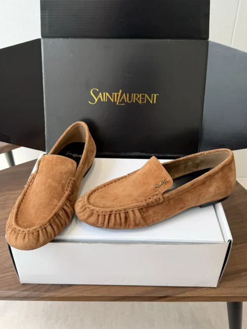 Saint Laurent Leather Loafers