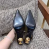 Saint Laurent Patent Leather Pointed-Toe Slingback Pumps