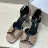 Saint Laurent Patent Leather Heeled Sandals