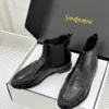 Saint Laurent Lambskin Chelsea Boots