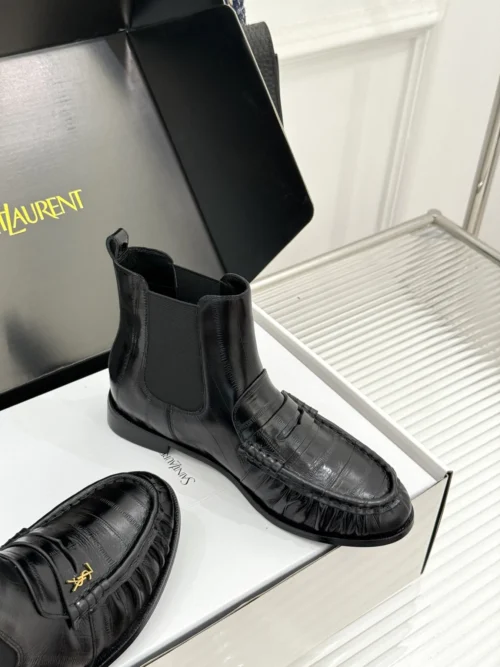 Saint Laurent Lambskin Chelsea Boots