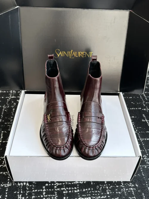Saint Laurent Leather Loafers