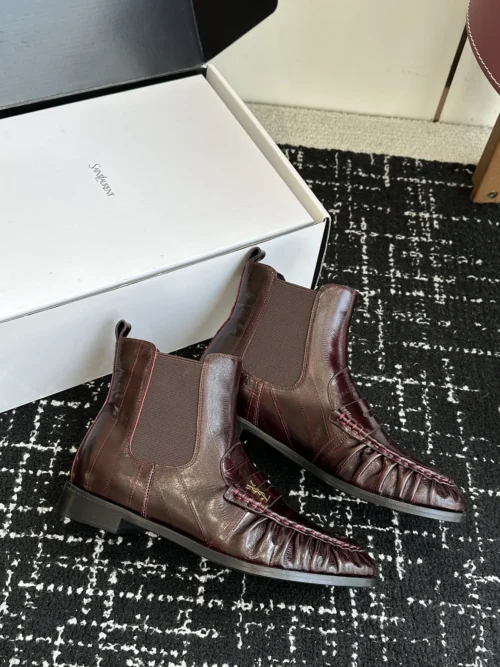 Saint Laurent Leather Loafers
