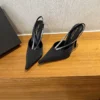 Saint Laurent Pointed-Toe Crystal-Embellished Pumps