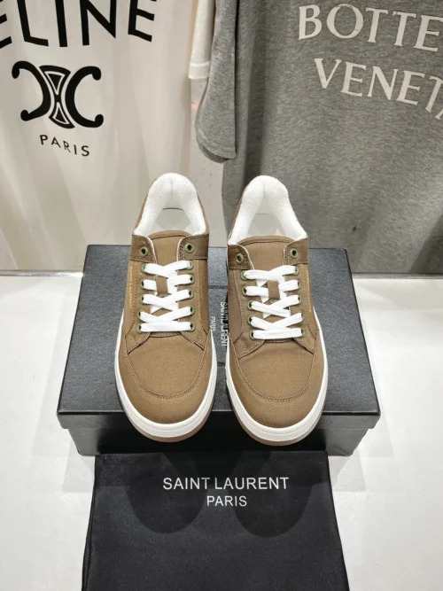 Saint Laurent Leather Sneakers