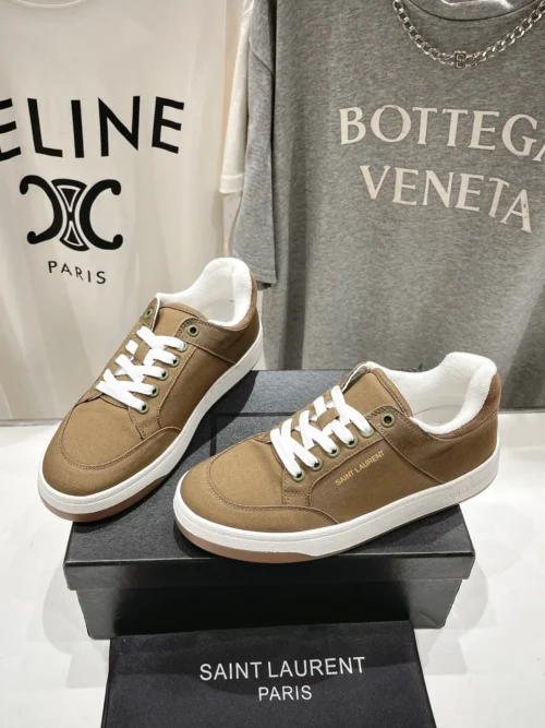Saint Laurent Leather Sneakers