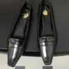 Saint Laurent Square-Toe Ballet Flats