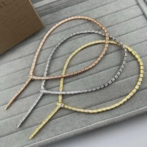 Bvlgari Snake Pavé Necklace
