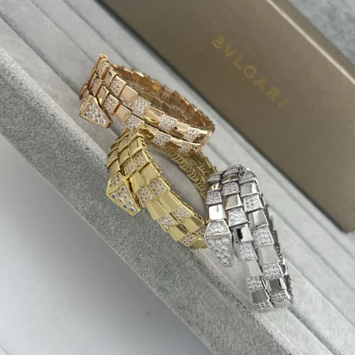 Bvlgari Snake Wide Bangle Bracelet
