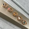 Bvlgari Snake Stone-Accented Ring