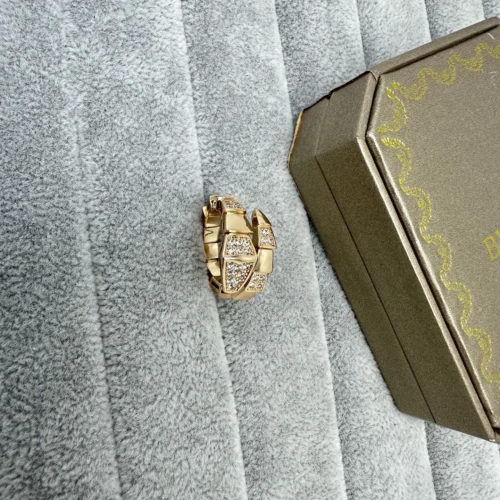 Bvlgari Snake Stone-Accented Ring
