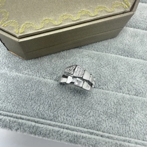Bvlgari Snake Pavé Ring