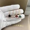 Bvlgari Fan Mother-of-Pearl Carnelian Onyx Pendant Necklace