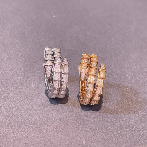 Bvlgari Snake Pavé Ring