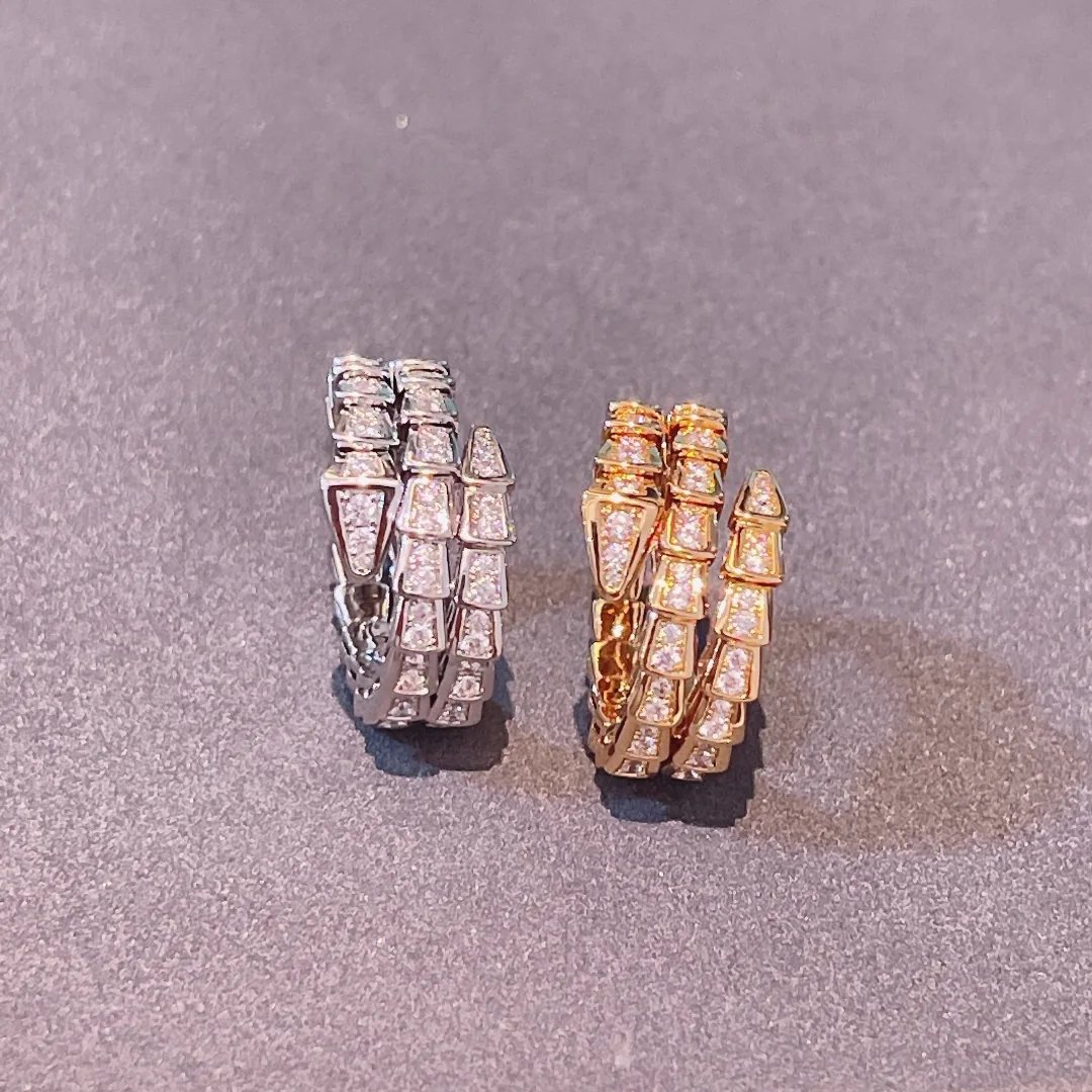 Bvlgari Snake Pavé Ring